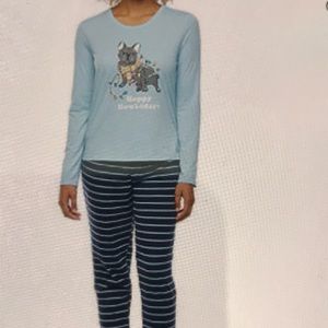 Sleep Chic Blue Howlidays  L